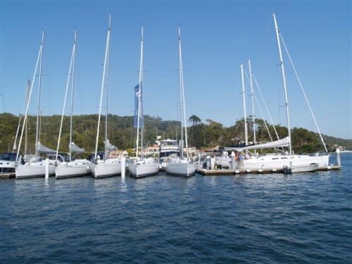 Hanse Syndicate  line-up in Pittwater © Windcraft Australia www.windcraft.com.au